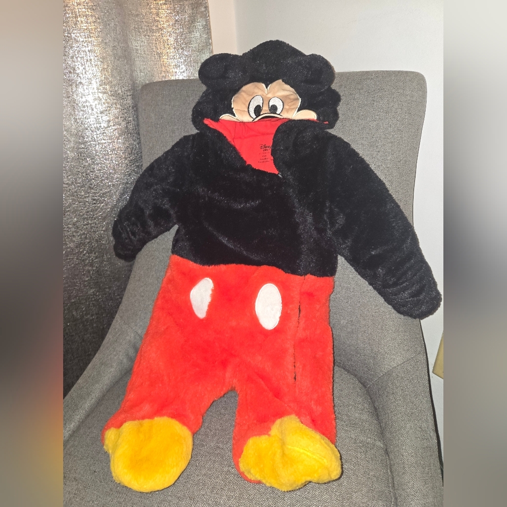 Disney Mickey Mouse Sz 3-6 Mths Bodysuit By Primark Excellent Condition